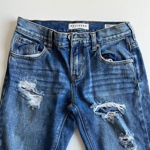 BULLHEAD DENIM CO SKINNY BOYFRIEND JEANS SIZE 24